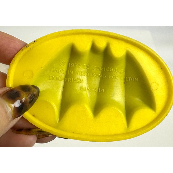 1977 Bat Man DC Comics Wilton Plastic Cake Toppers - Picture 5 of 8